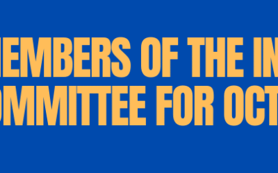 Appointment of six new members to the International Committee for October 17